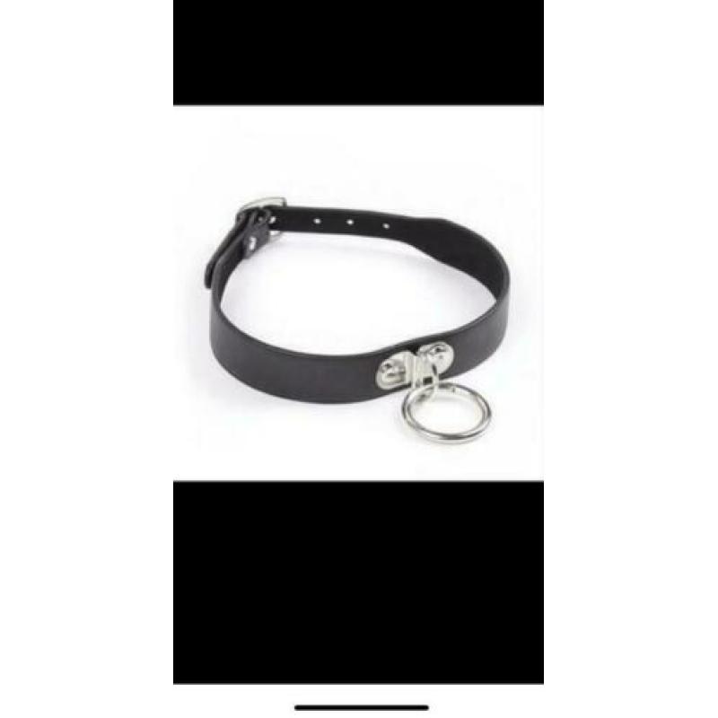 Kinky sexy ketting Ketting Halsband Choker zwart nieuw