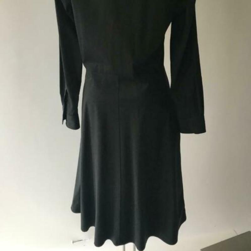 Ralph lauren, ZGAN, zwarte, katoenen jurk, maat 38