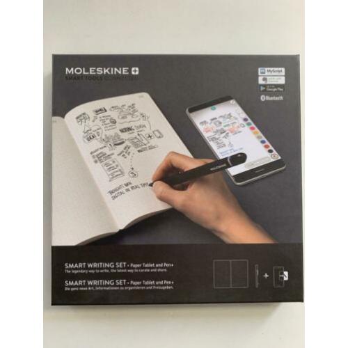 Smart pen en rood notebook Moleskine Smart Writing Set
