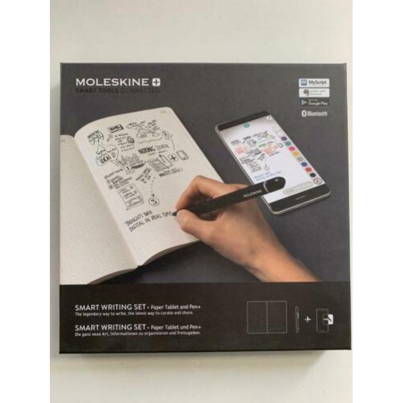 Smart pen en rood notebook Moleskine Smart Writing Set