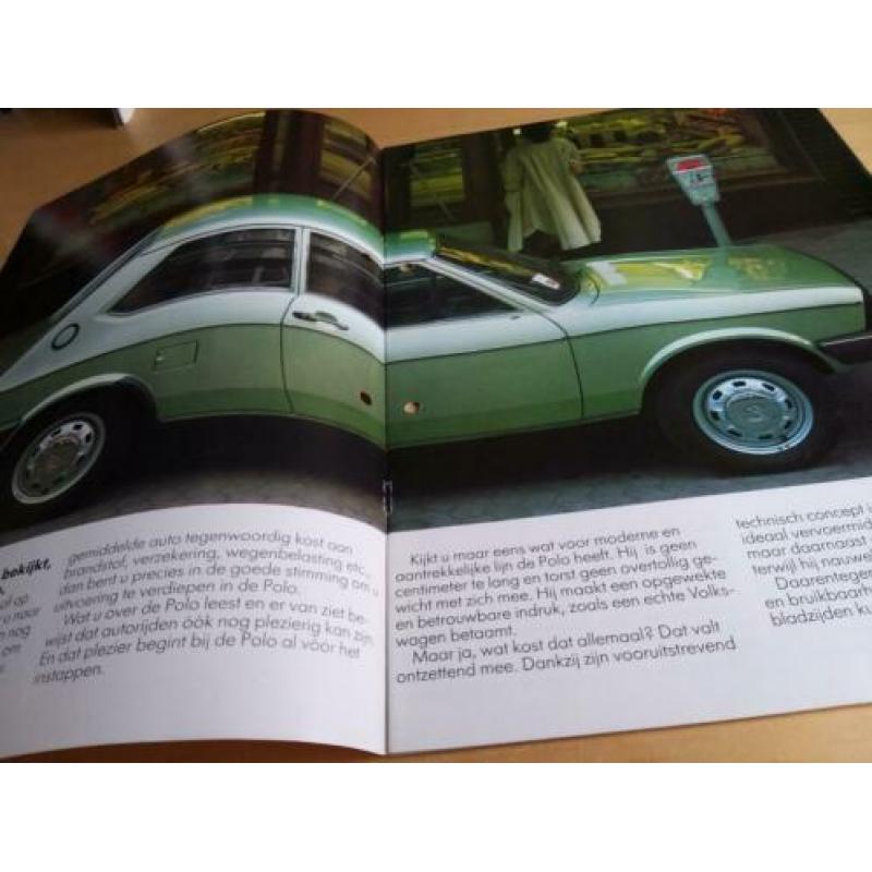 1980 Volkswagen polo mk1 folder IZGST óók kleuren en bekledi