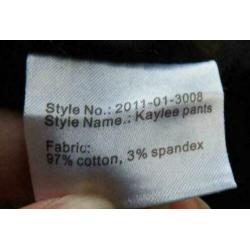 Moxy zwarte Kaylee pants broek maat 38