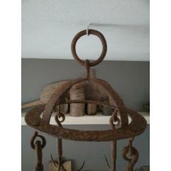 Oude brocante wildhaak wildkroon ø 25cm *Etage3*