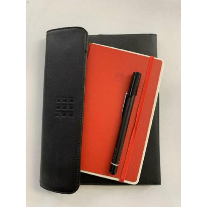 Smart pen en rood notebook Moleskine Smart Writing Set