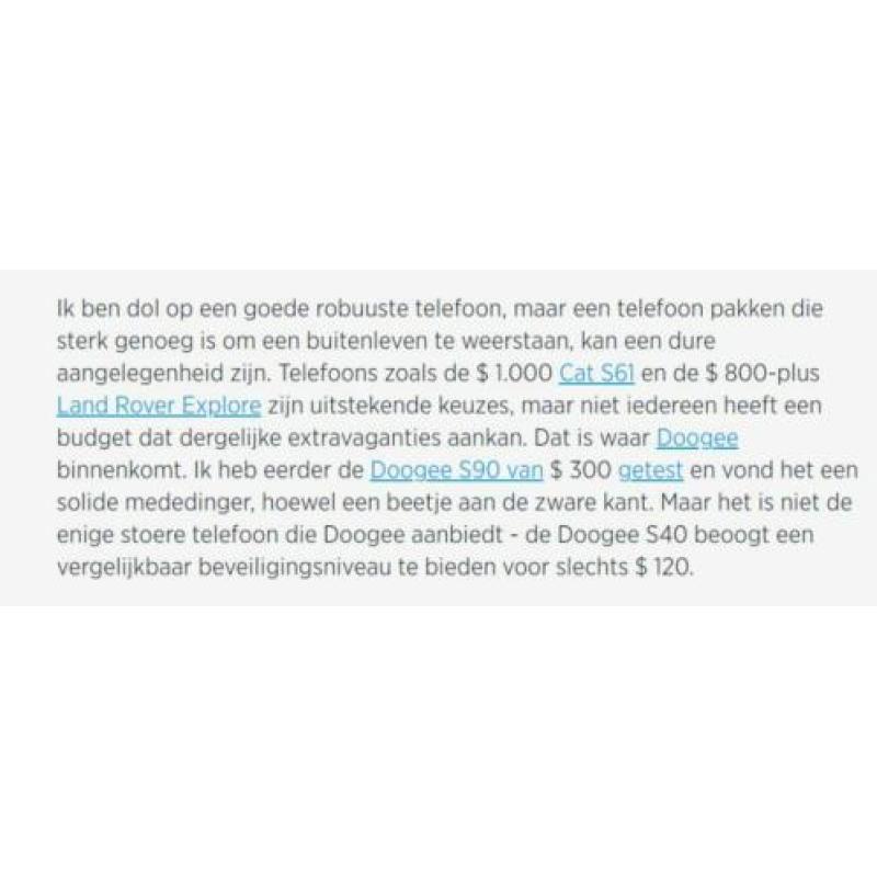 mobiele telefoon Doogee