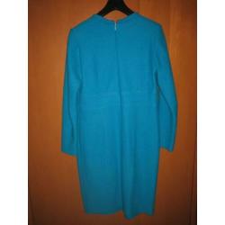 Zeer charmante heerlijk warme turquoise jurk 38-40 SNAZZEYS
