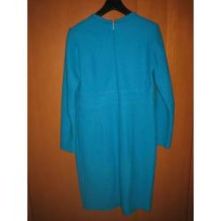 Zeer charmante heerlijk warme turquoise jurk 38-40 SNAZZEYS