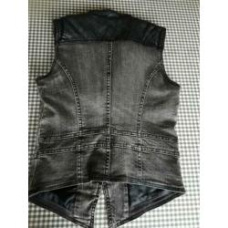 Stoer spijkergilet Only Maat Xs 34 spijkerjasje zwart