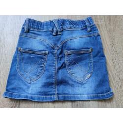 Name it blauwe spijker rok - maat 122