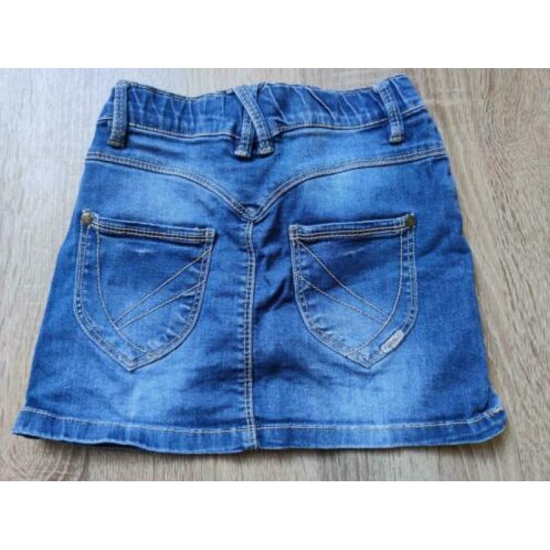 Name it blauwe spijker rok - maat 122