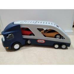 Little Tikes auto oplegger met 2 auto's.