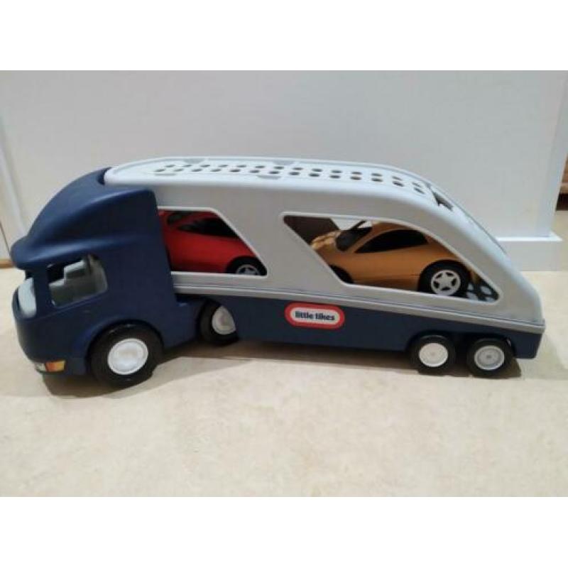 Little Tikes auto oplegger met 2 auto's.