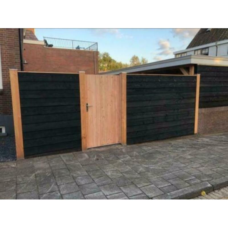 Zwarte Zweeds Rabat potdeksel planken houten AANBIEDING