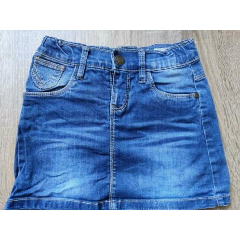 Name it blauwe spijker rok - maat 122