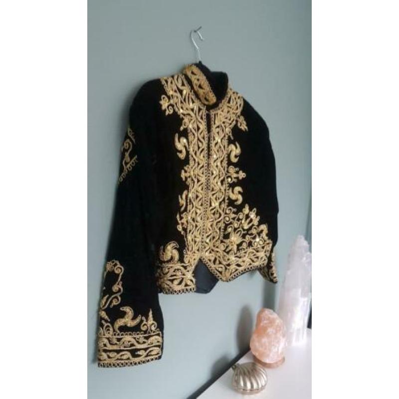 Vintage fluwelen jasje. Boho/bohemian,romy boomsma stijl