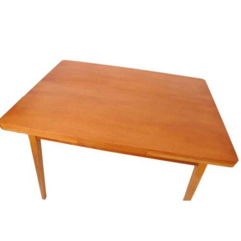Vintage jaren 50 uitschuifbare eettafel