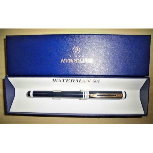 Nieuwe waterman balpen kleur blauw en witte ringen