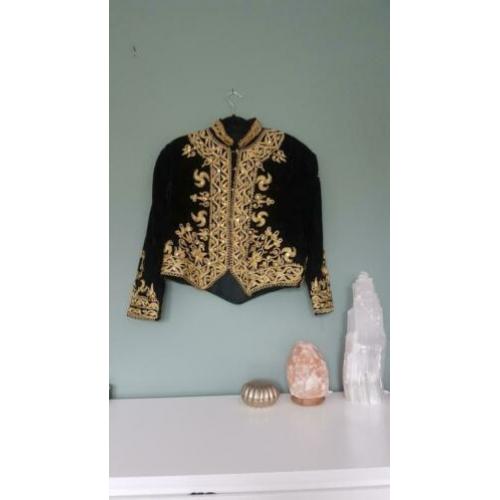 Vintage fluwelen jasje. Boho/bohemian,romy boomsma stijl