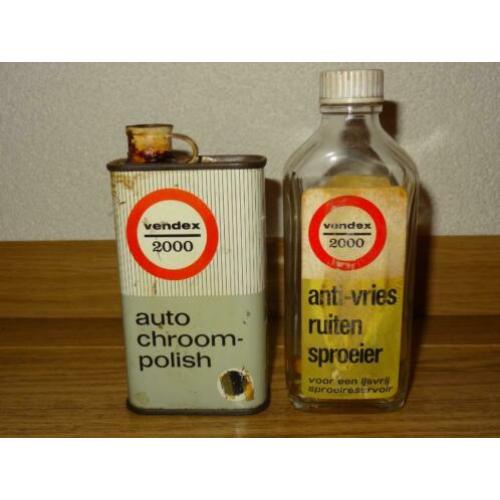 vendex 2000 auto polisch blik en fles olie blik v&d dreesman
