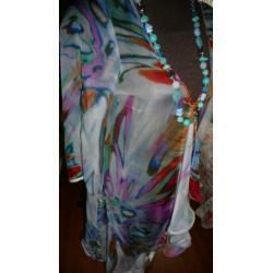 voile supertrash tuniek blouse maat 36