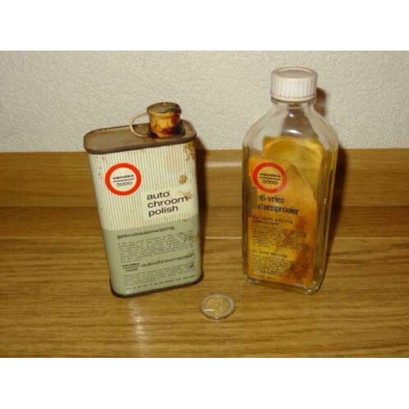 vendex 2000 auto polisch blik en fles olie blik v&d dreesman