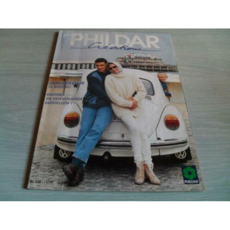 PHILDAR Créations Breien Nr. 238 Gemakkelijk te breien Ontd