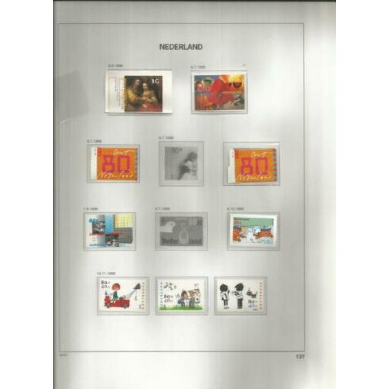 (kdv) zegels.blokjes/vellen uit 1999-2000 postfris zie scan