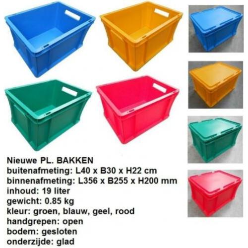 Nieuwe Pl. BAKKEN OPSLAGBAK KISTEN KRATTEN 40x30x22cm KIST
