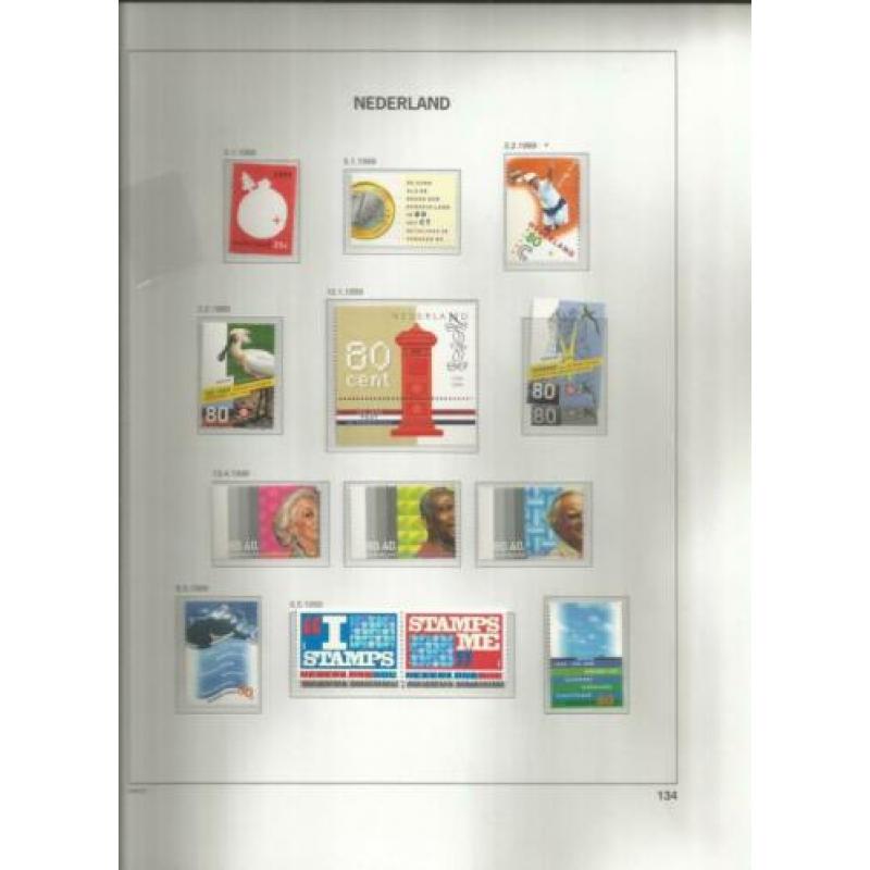 (kdv) zegels.blokjes/vellen uit 1999-2000 postfris zie scan