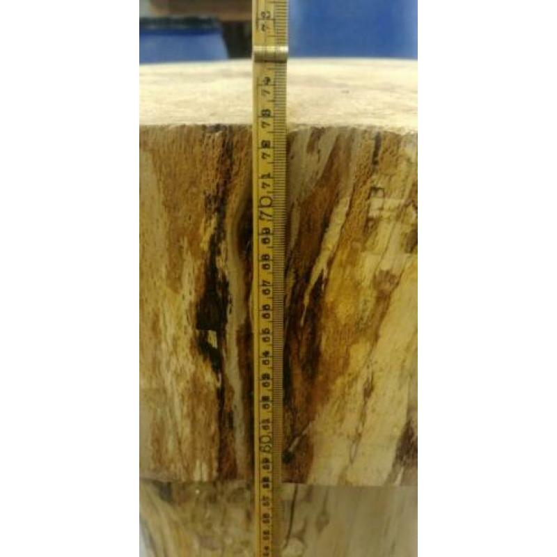 Bijzettafel hoogte 72.5 op zijn breeds 60 cm