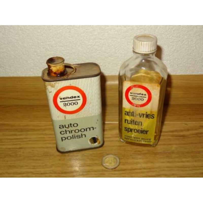 vendex 2000 auto polisch blik en fles olie blik v&d dreesman