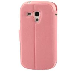 Roze Structuur Venster Hoes S3 Mini Samsung