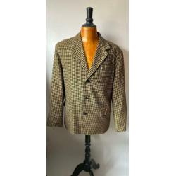 Vintage. Frits Klarenbeek. Geruit colbert/jasje.mt 50.