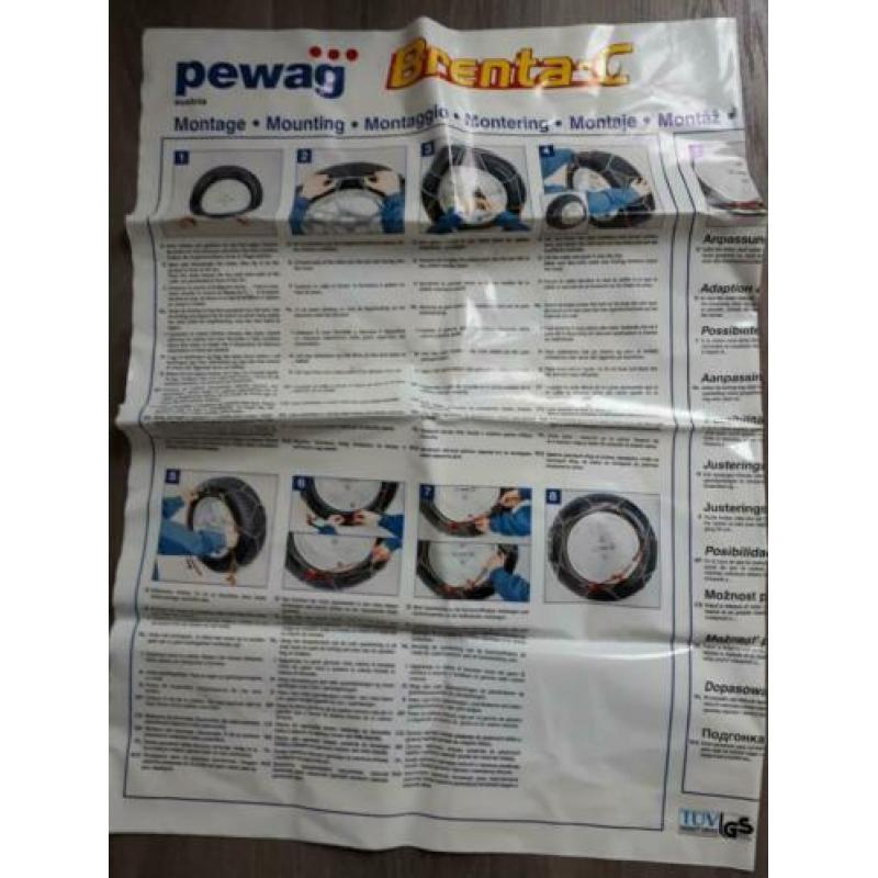 Pewag Brenta-C XMR 70 sneeuwkettingen.