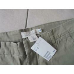 Legergroen strecht nieuwe broek van L.O.G.G. maat 42