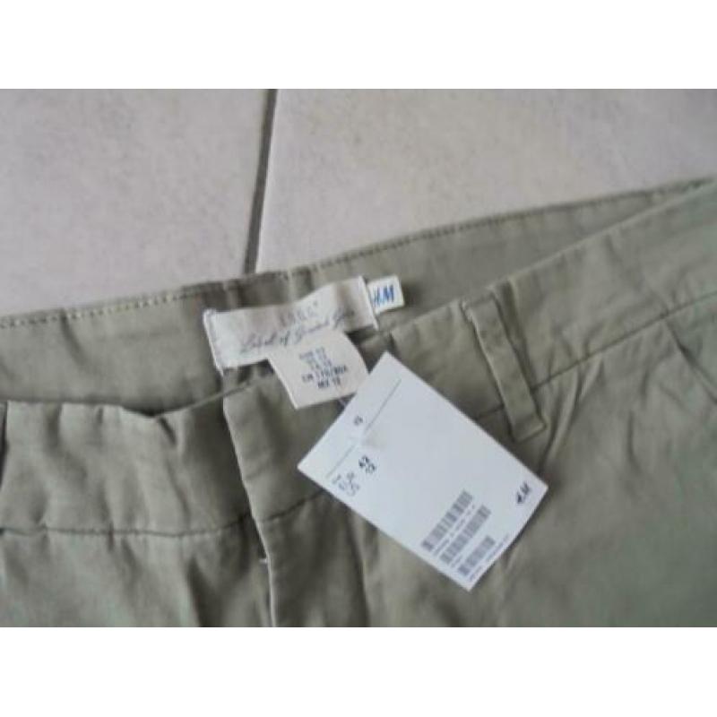 Legergroen strecht nieuwe broek van L.O.G.G. maat 42