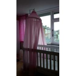Ledikant bopita hoog glans wit met commode hoogglans wit