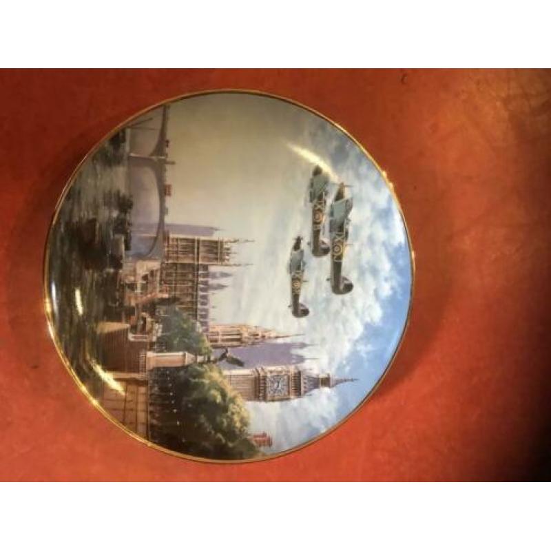 Twee Franklin Mint borden Spitfire