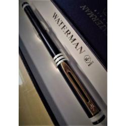 Nieuwe waterman balpen kleur blauw en witte ringen