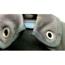 TRUSSARDI JEANS zwart getailleerd stretch jasje mt 38/40