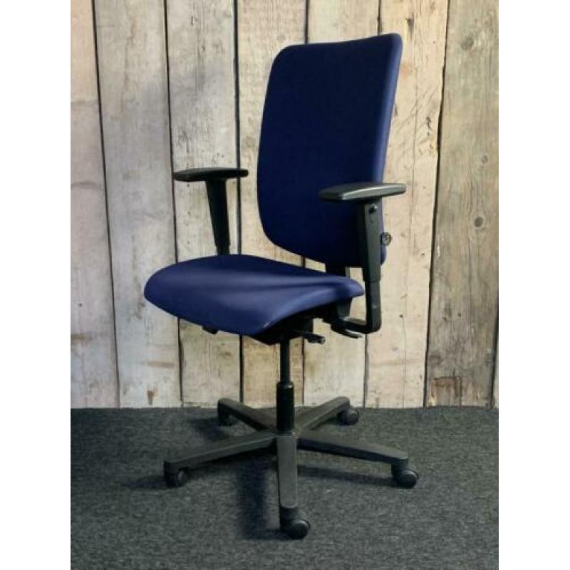 20x Konig + Neurath bureaustoel, blauwe stof