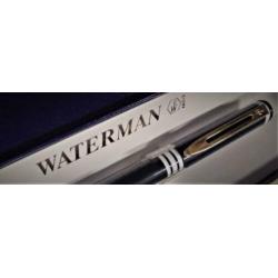 Nieuwe waterman balpen kleur blauw en witte ringen