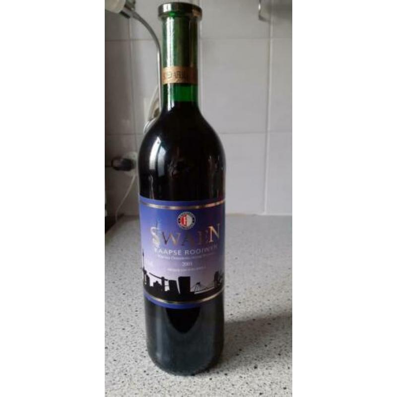 Feyenoord fles wijn