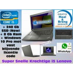 Zakelijke krachtige i5+ 8Gb + 240Gb SSD +Garantie+Startklaar