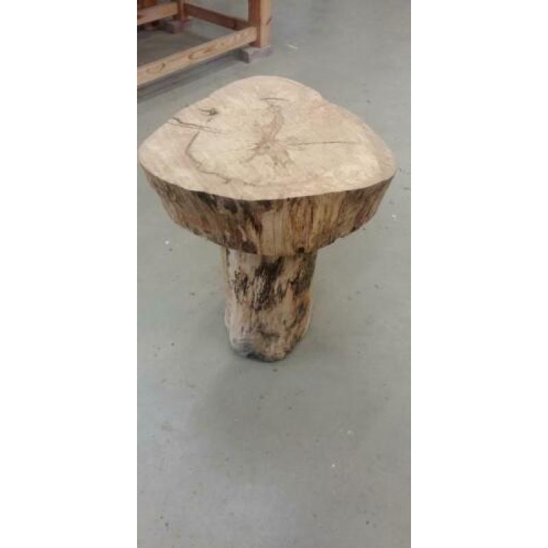 Bijzettafel hoogte 72.5 op zijn breeds 60 cm