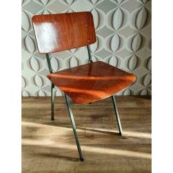 Vintage kantine stoel