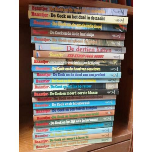 22 Baantjer boeken..waarvan 20 De Cock