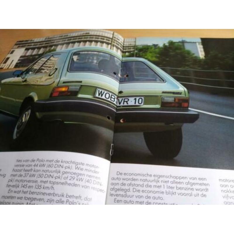 1980 Volkswagen polo mk1 folder IZGST óók kleuren en bekledi