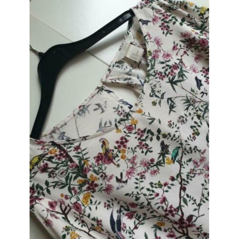 H&M Bloemetje jurk 46