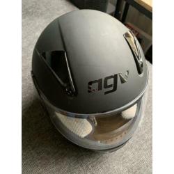 AGV-GP 1-S motorhelm s/m mat zwart air system